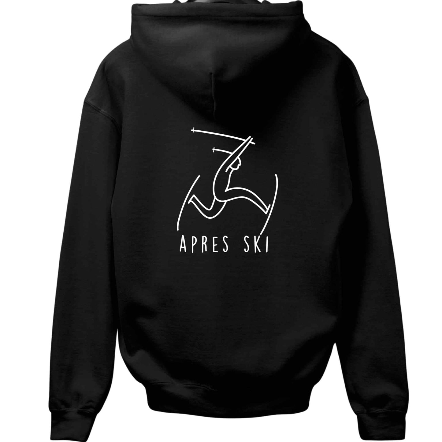 Cartoon Apres Ski Back-Print Hoodie