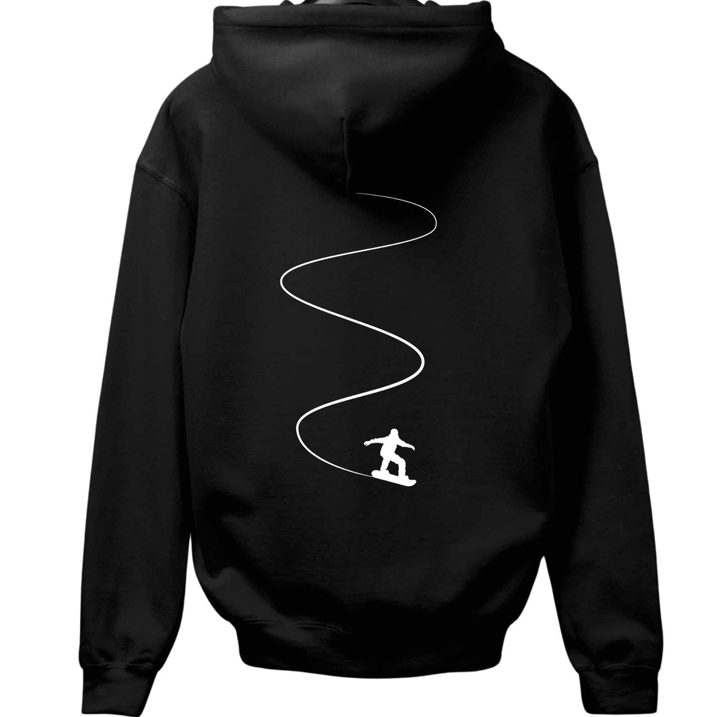 Snowboard Slalom Back-Print Hoodie