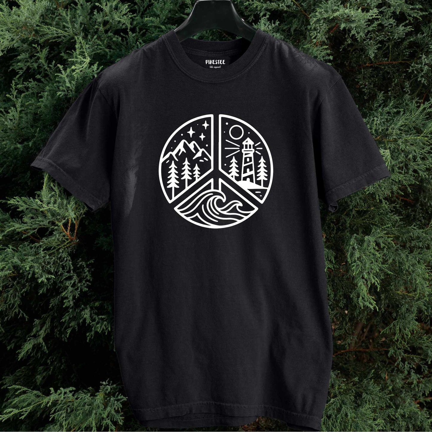 Peace Sign Lighthouse T-shirt