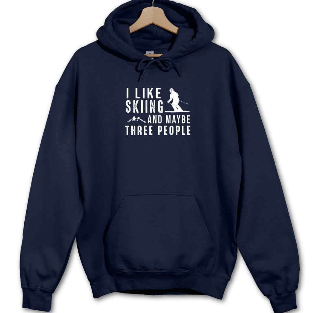 I Like Skiing Hoodie