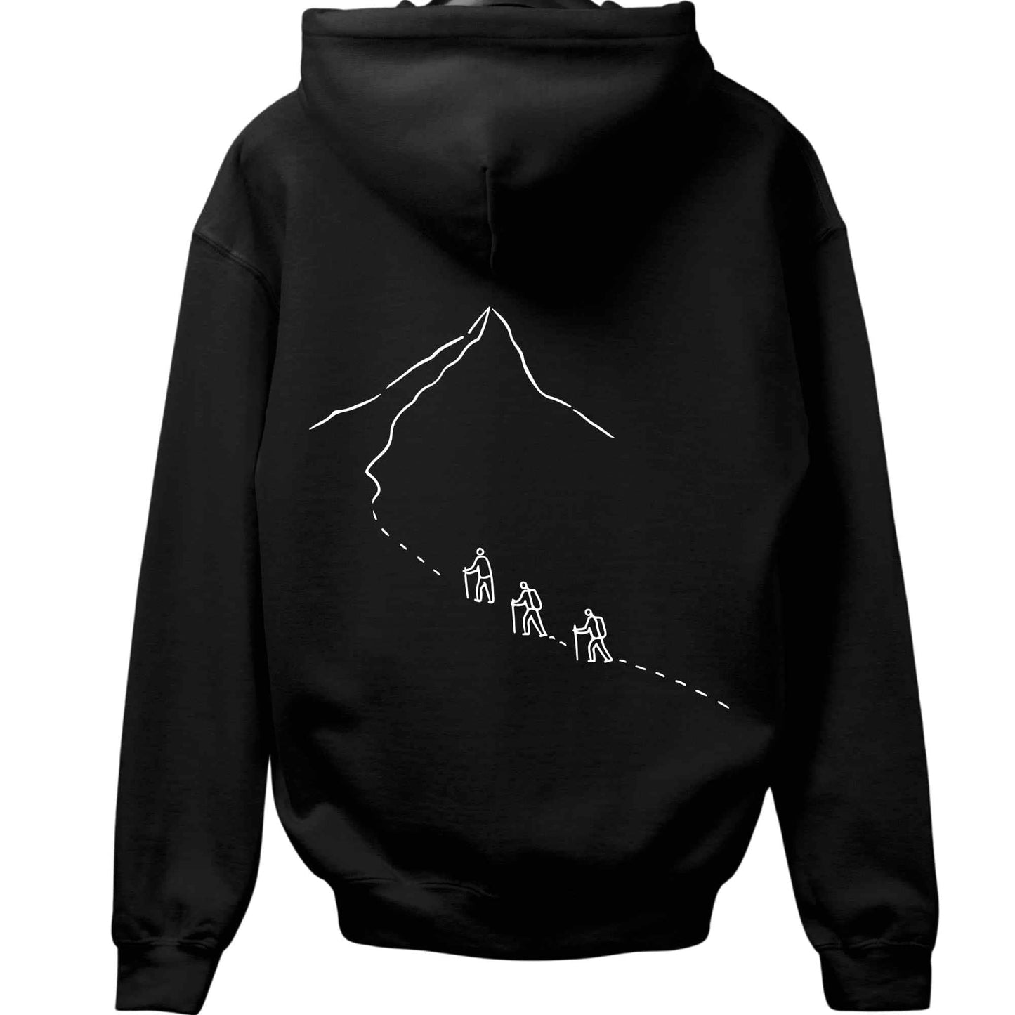 Mountain Hiking Back-Print Hoodie