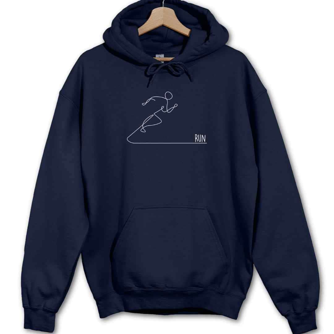 Run Line Art Hoodie