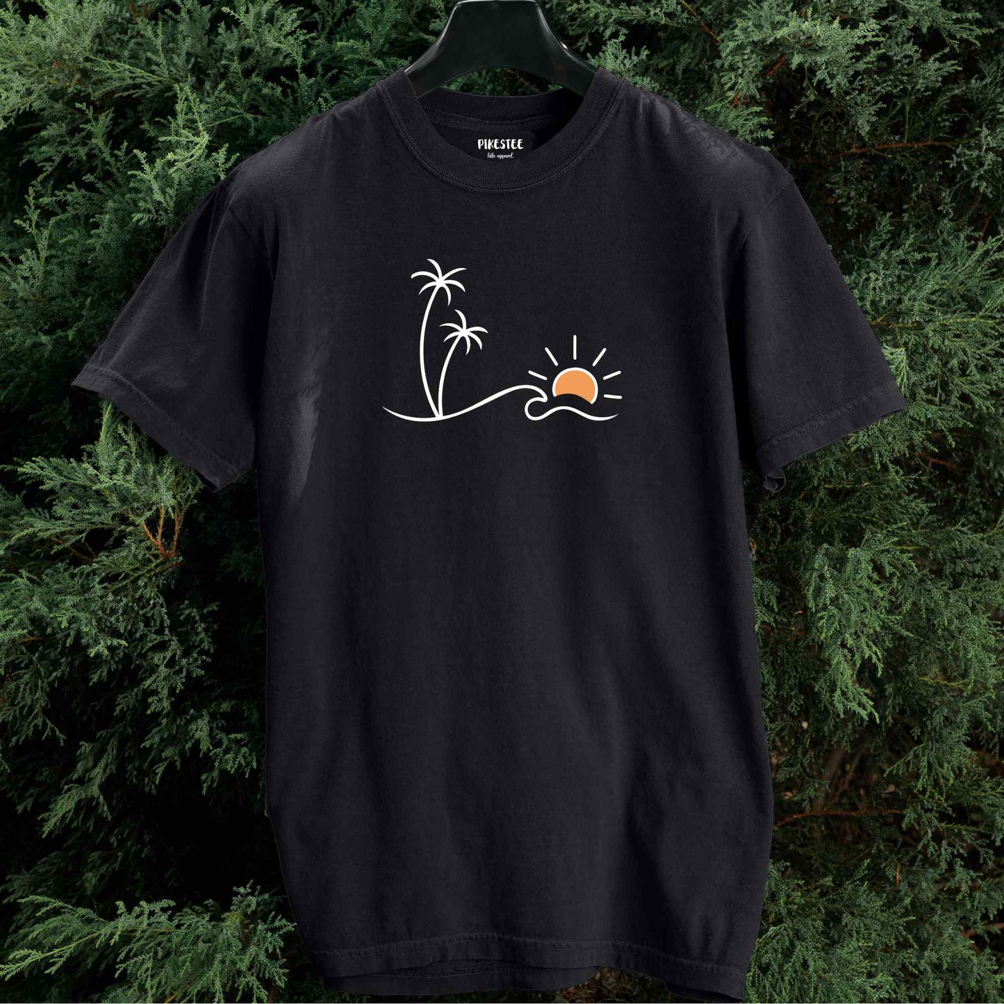Miniamlist Beach Landscape T-shirt