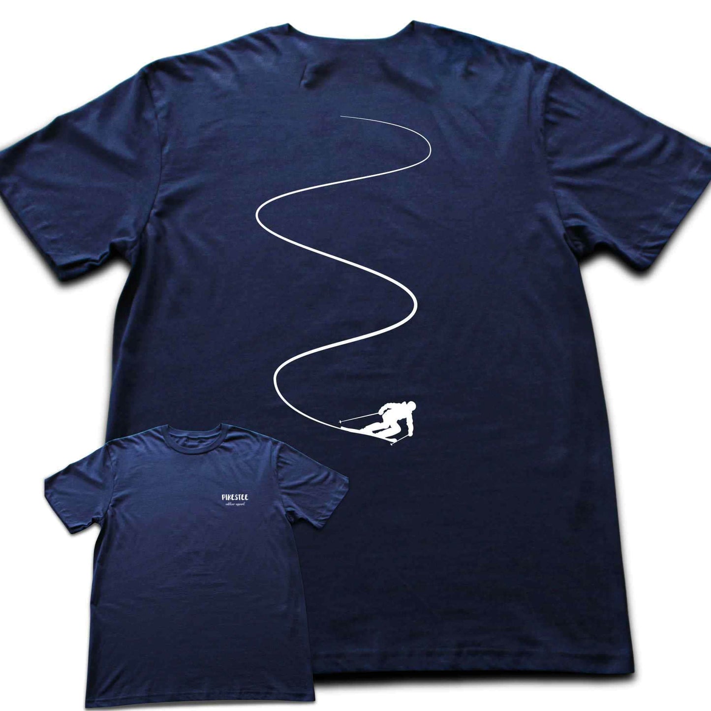 Back Print Ski Slalom T-shirt