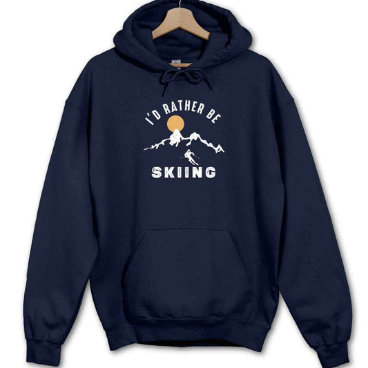 I'd Rather Be Skiing Hoodie