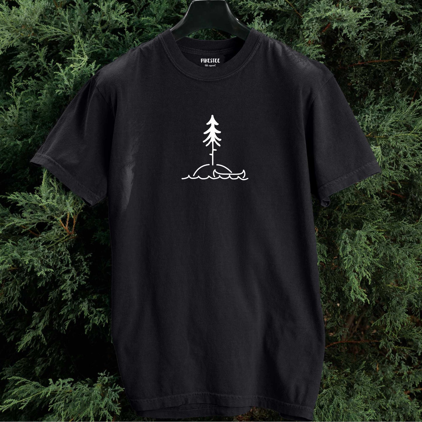 Canoe Landscape Graphic T-shirt
