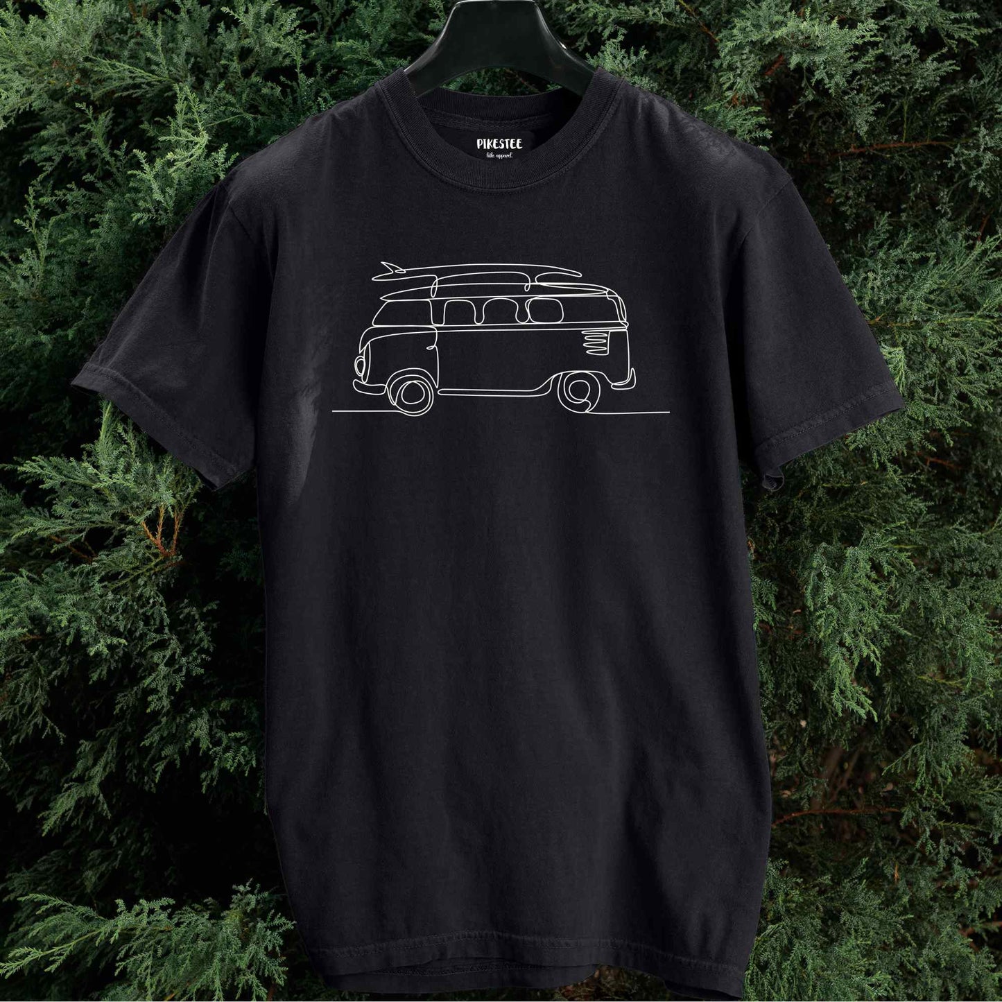 Surf Van Line Art T-shirt