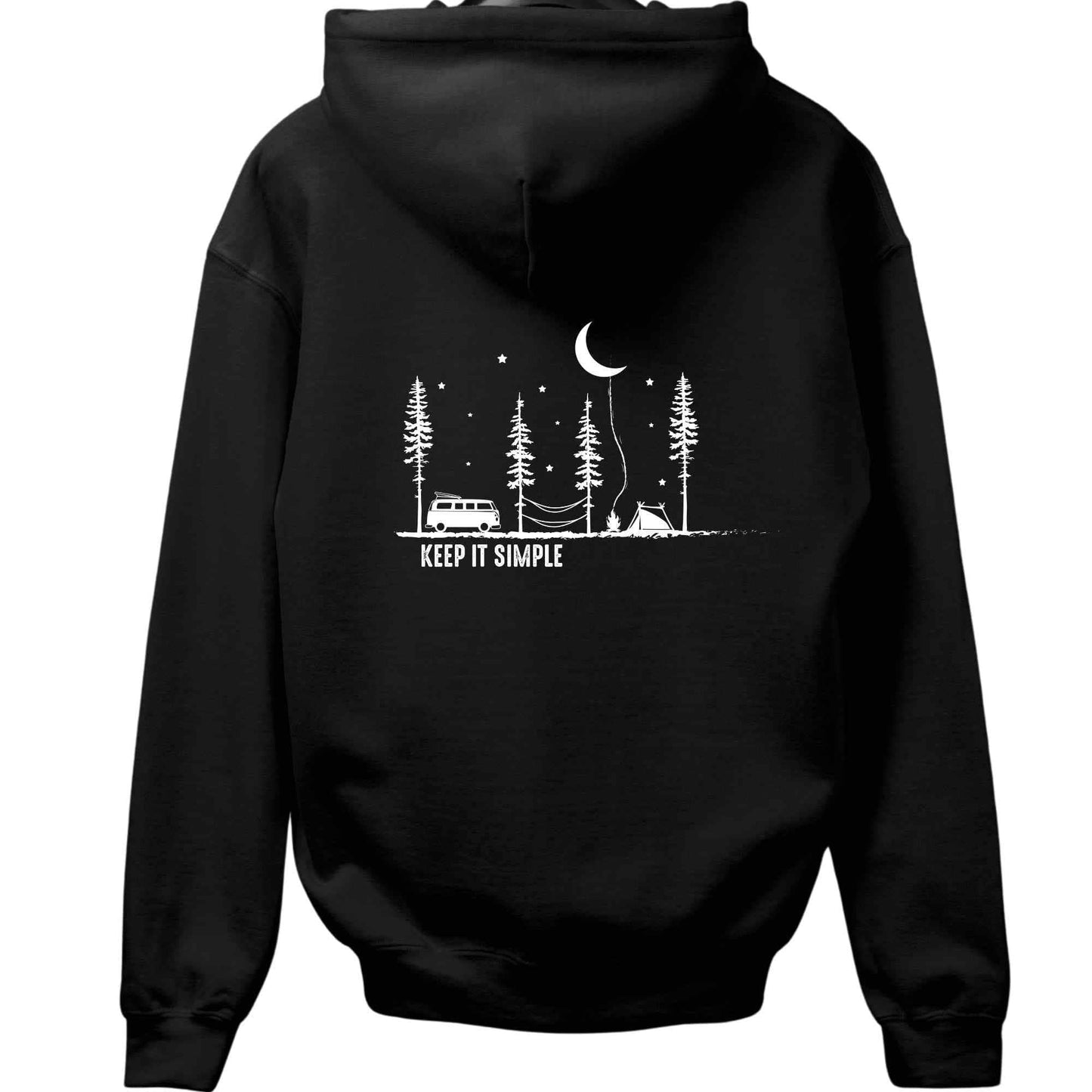 Keep It Simple Van Back-Print Hoodie