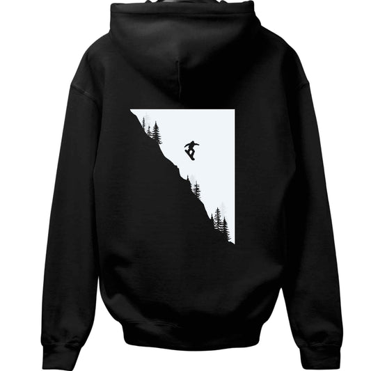 Snowboard Jump Back-Print Hoodie