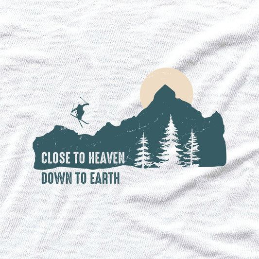 Close To Heaven Ski T-shirt - White - hero