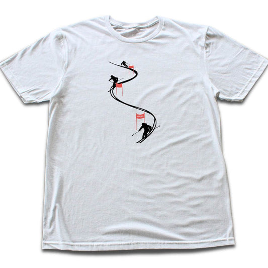 Ski Flags T-shirt - White