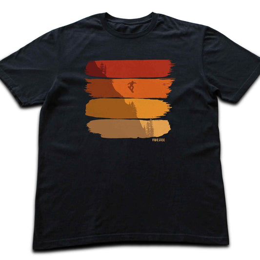 Gradient Snowboard Colors T-shirt