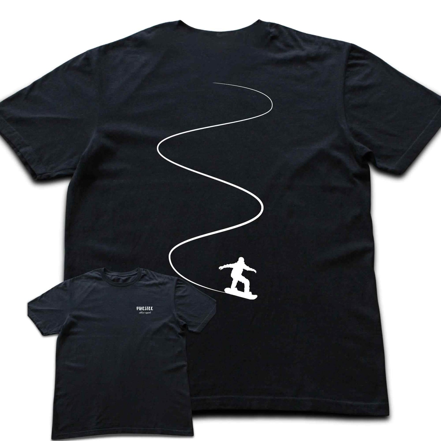 Back Print Snowboard Slalom T-shirt