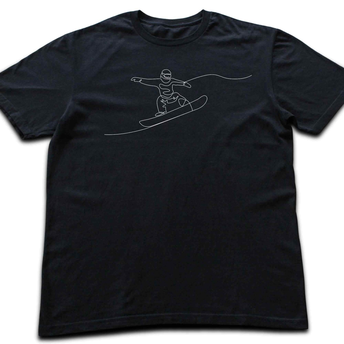 Snowboard Line Art T-shirt