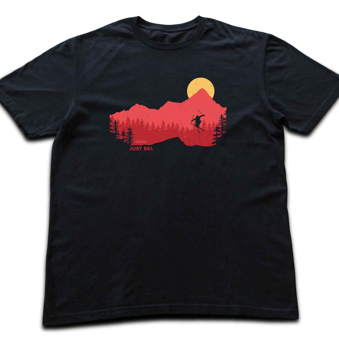 Just Ski Jump Landscape T-shirt