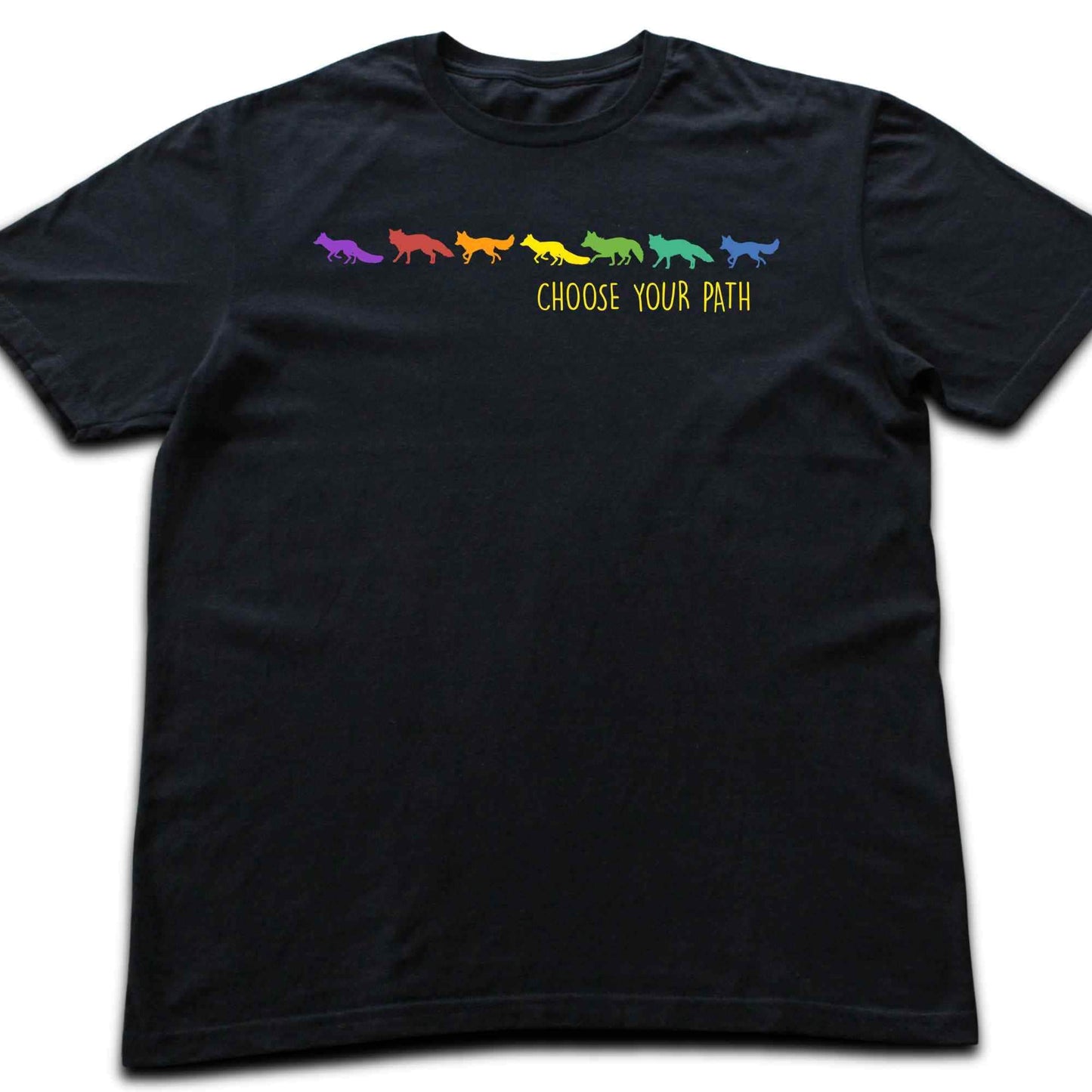 Choose Your Path Foxes T-shirt