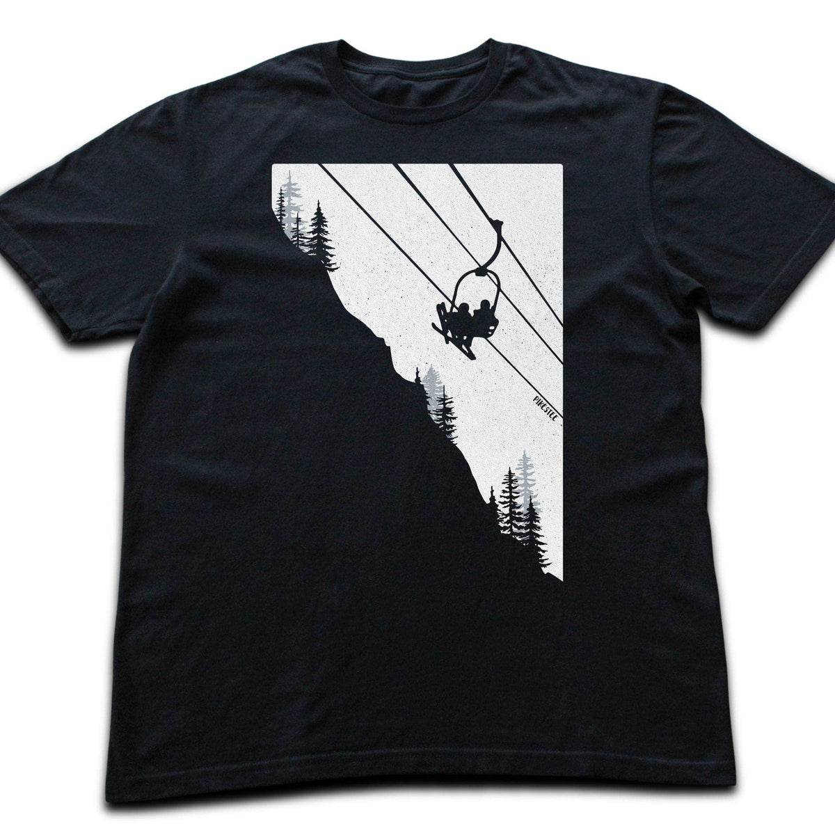 Ski Chair Landscape T-shirt