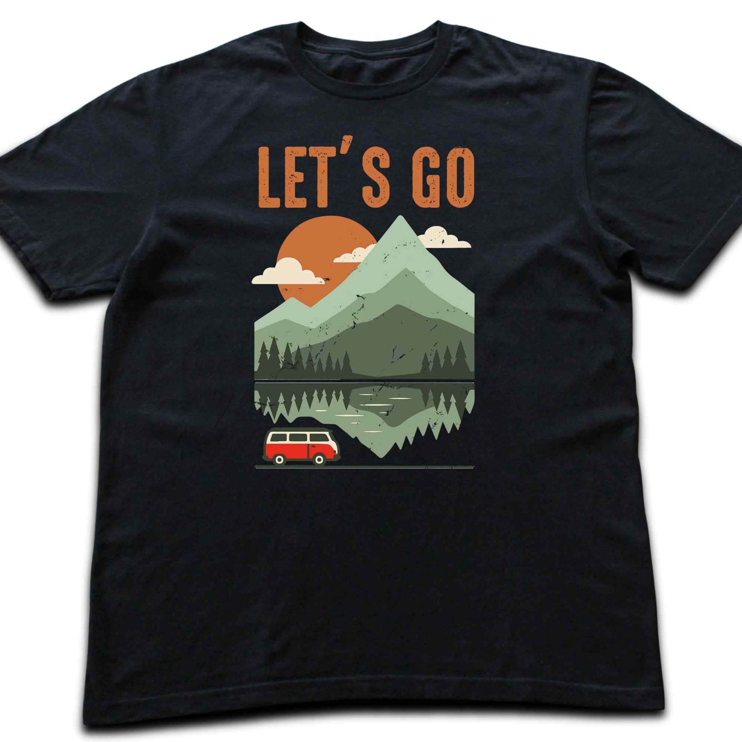Let's Go Van Landscape T-shirt
