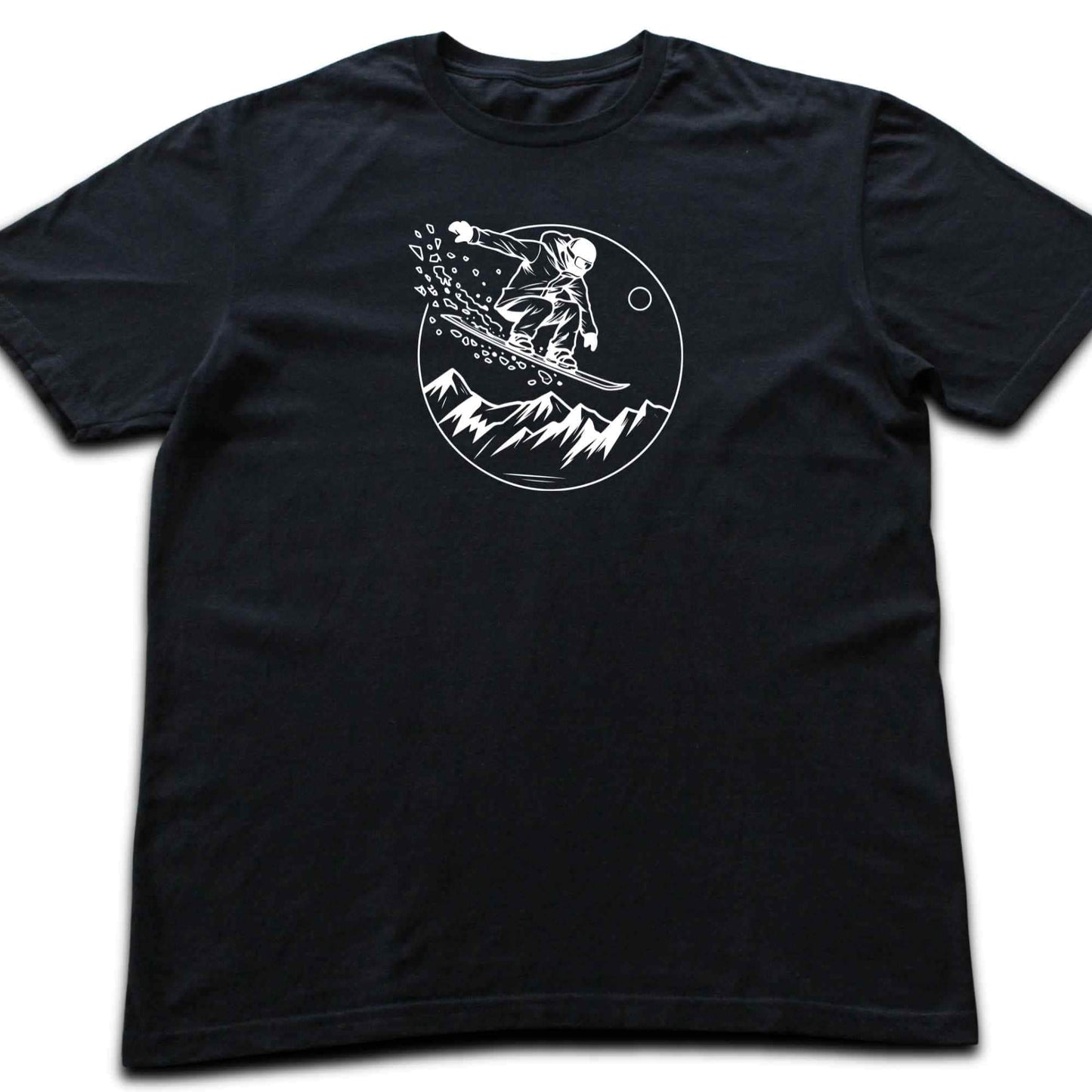 Snowboarder Round T-shirt