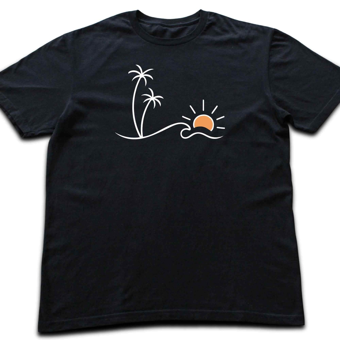 Miniamlist Beach Landscape T-shirt