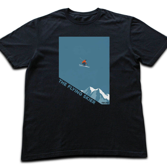 The Flying Skier T-shirt