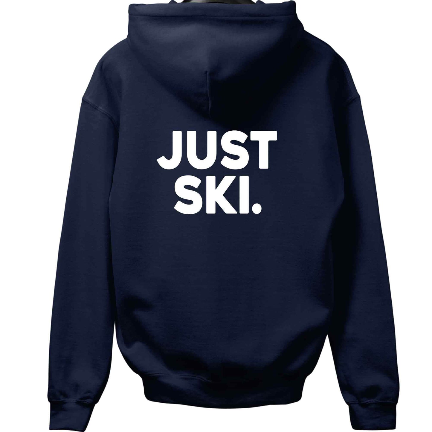 Just Ski Back-Print Hoodie