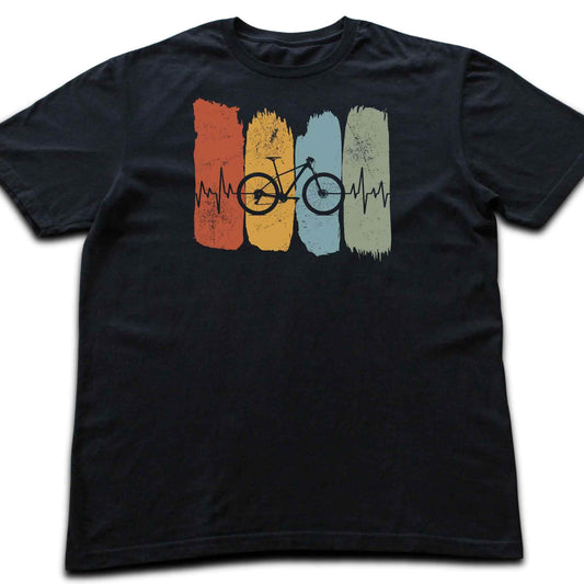 Mountain Biking Heart Beat T-shirt