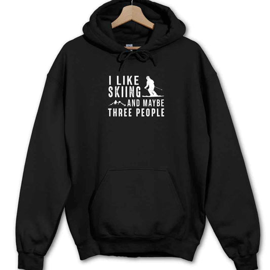 I Like Skiing Hoodie
