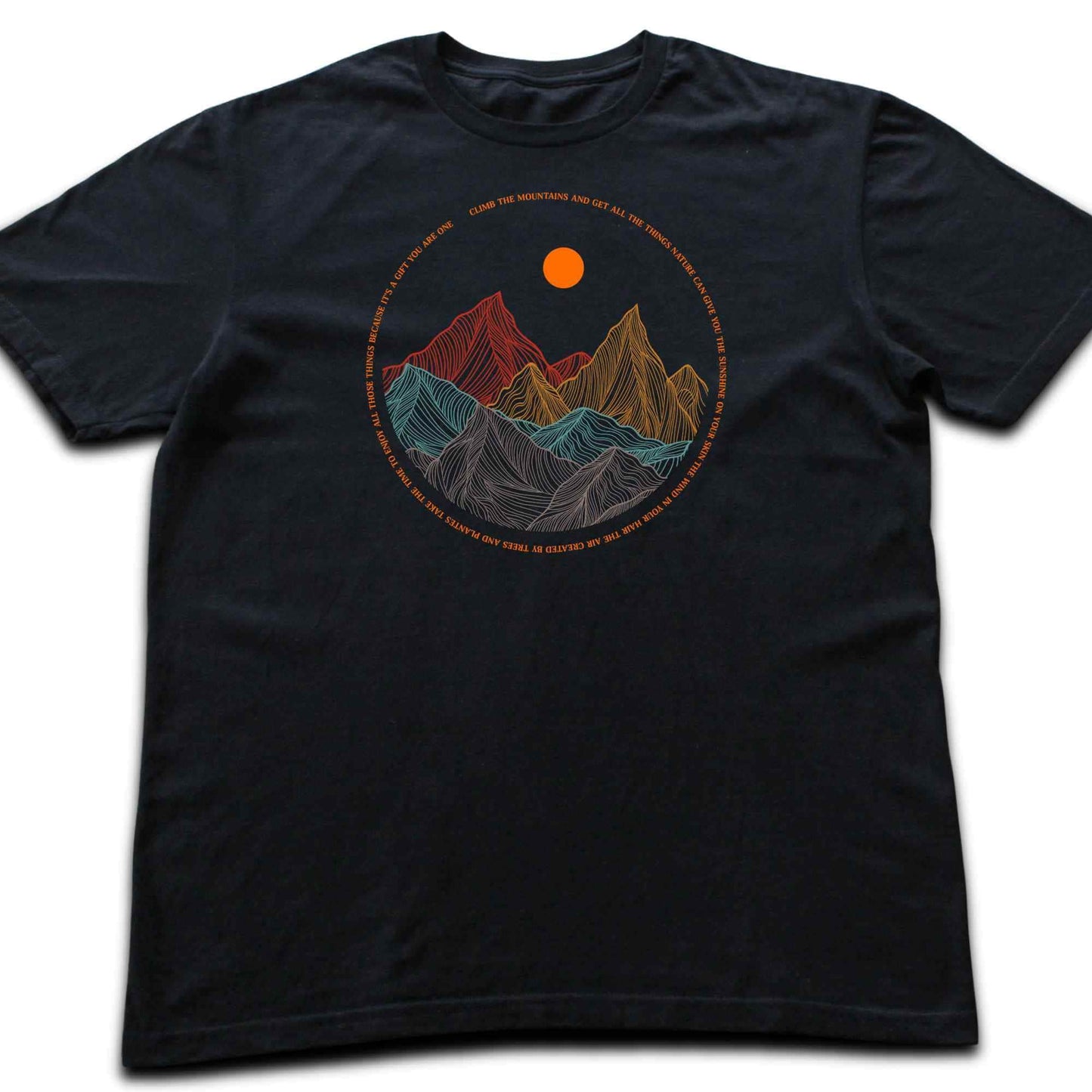 "Retro Landscape" graphic T-shirt