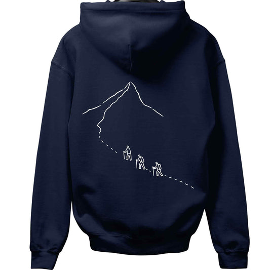 Mountain Hiking Back-Print Hoodie