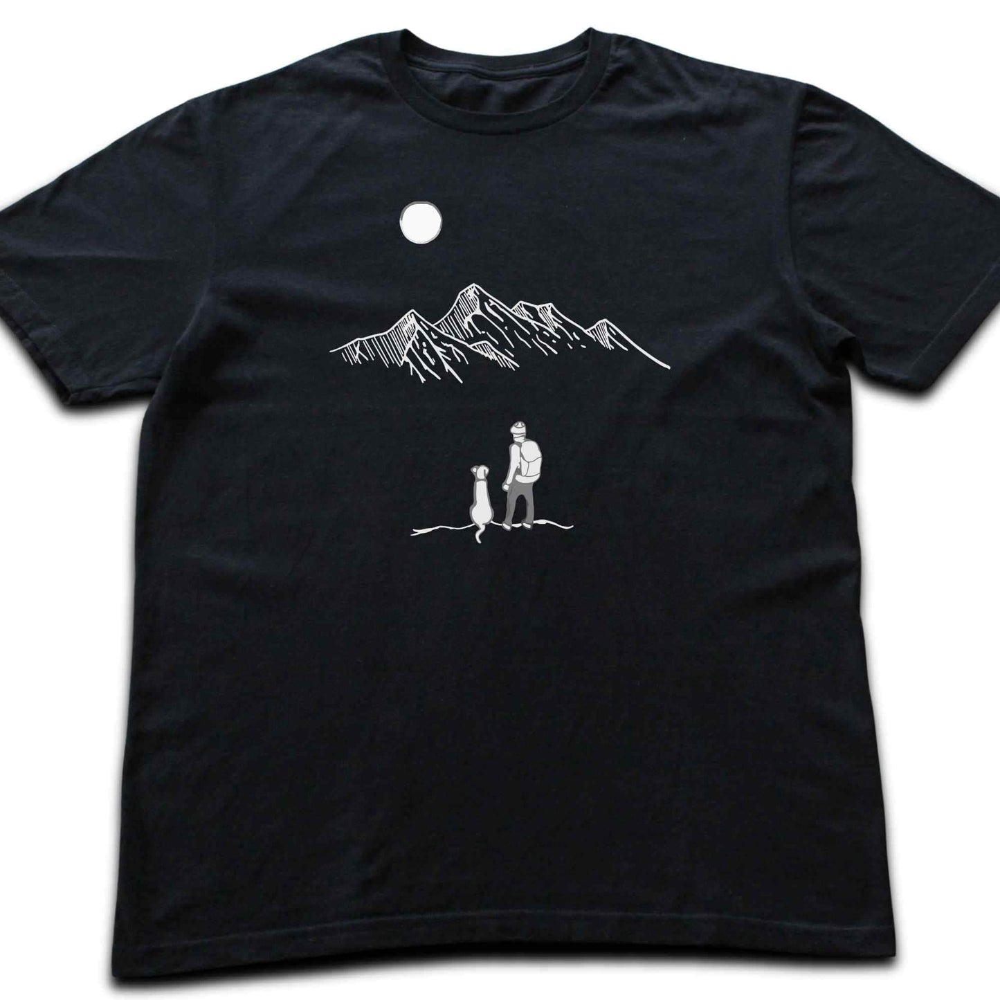 Hike With The Dog (Man) T-shirt