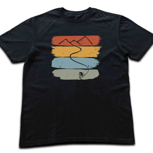 Gradient Biking Mountain Path T-shirt