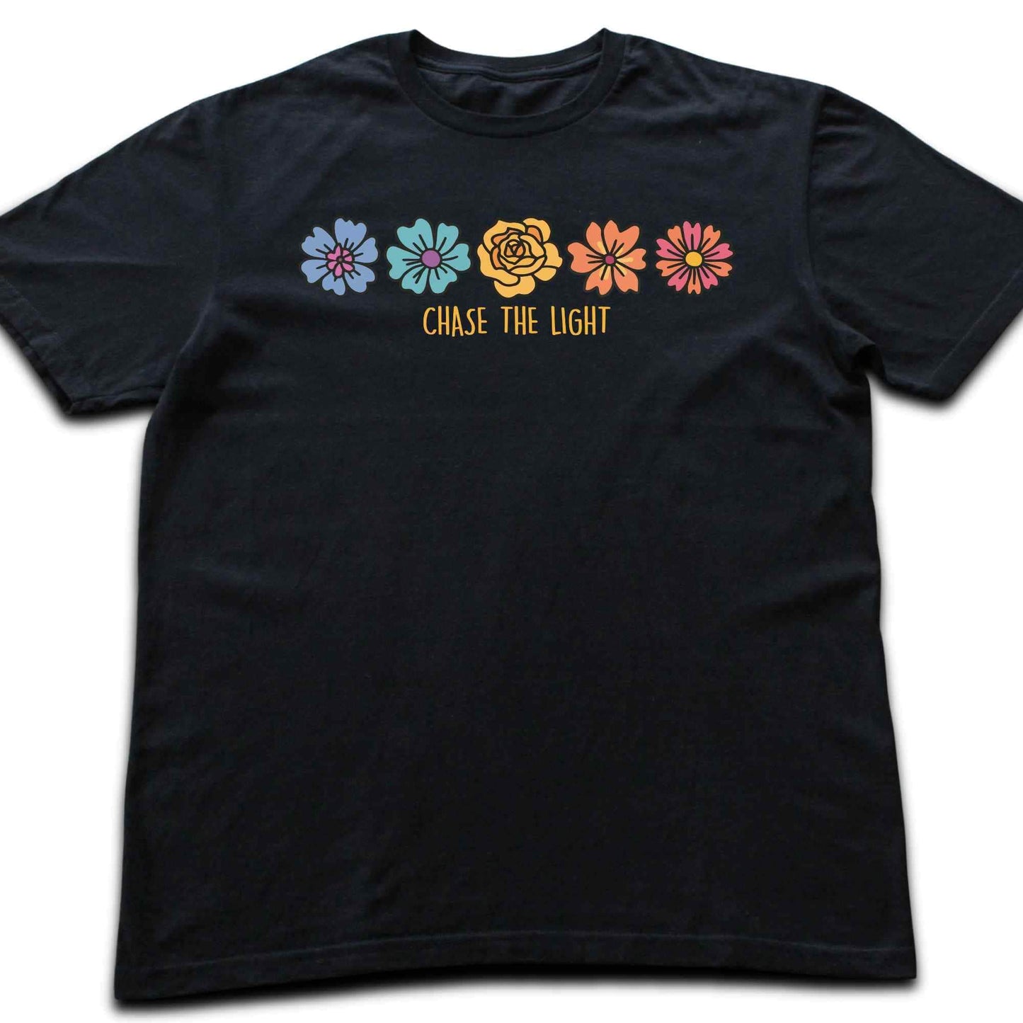 Chase The Light Flowers T-shirt