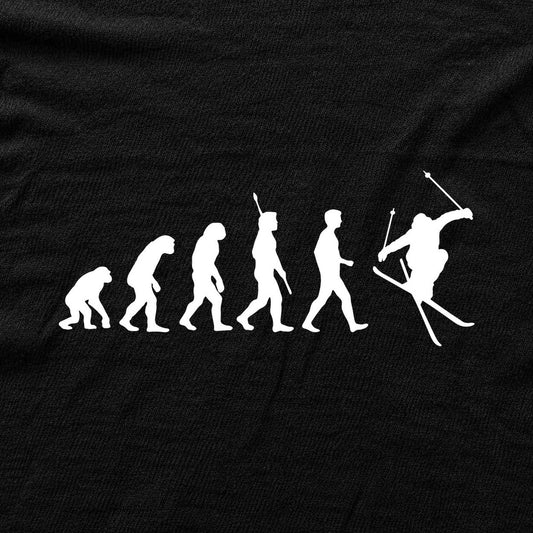 Ski Evolution T-shirt - Black - hero