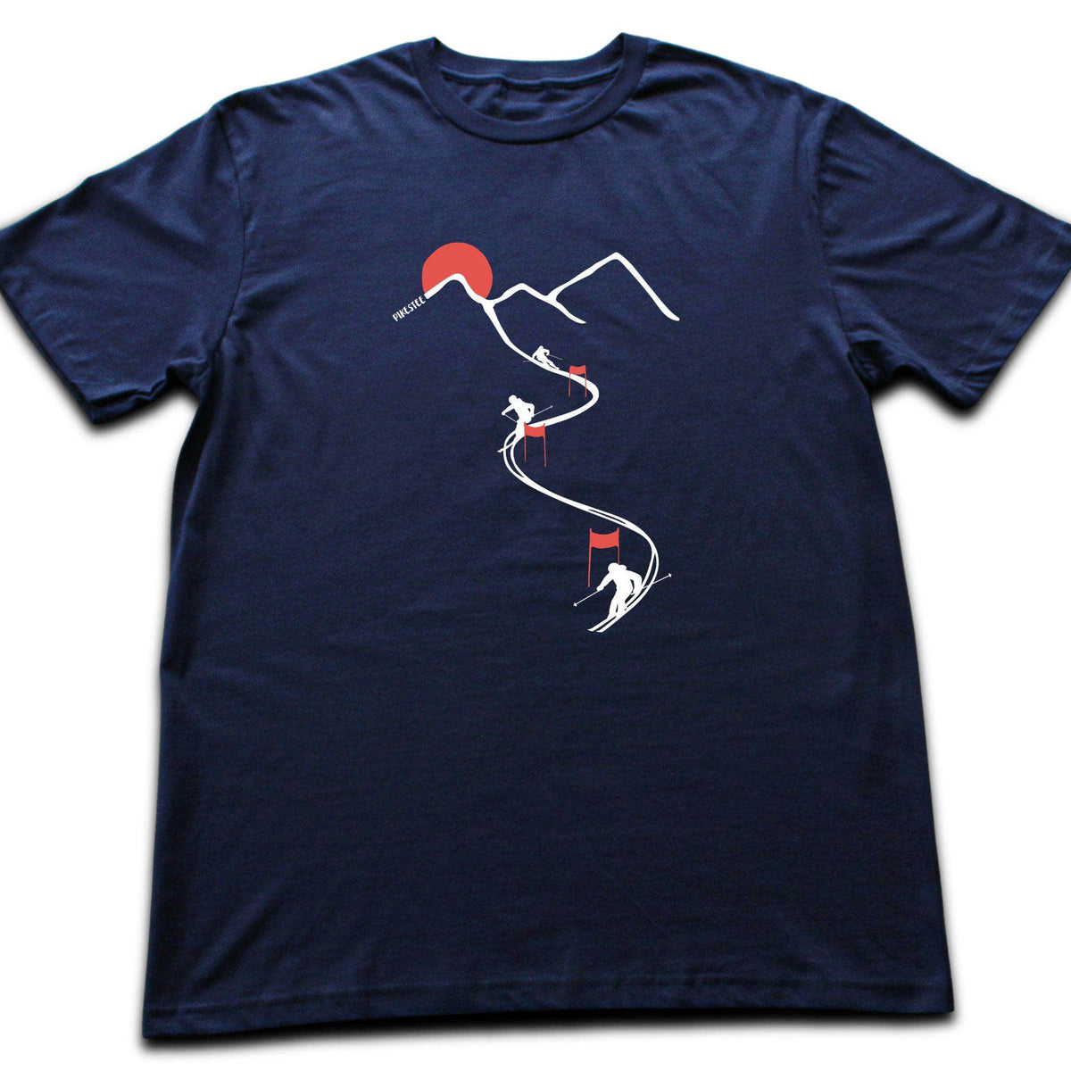 Ski Path Flags T-shirt