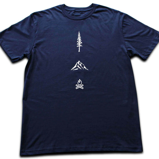 Tree, Mountain, camp T-shirt