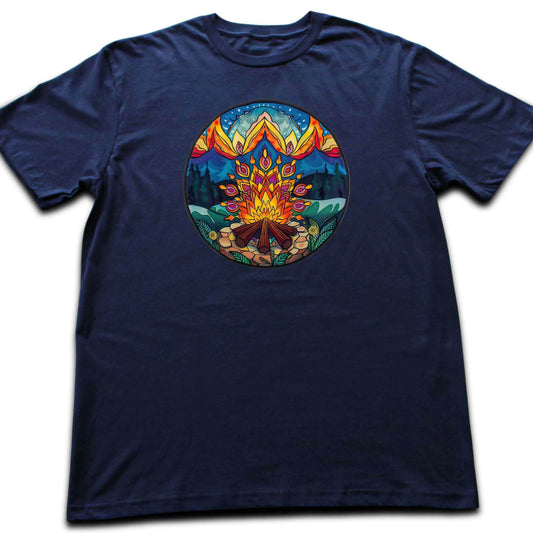 Mandala Bright Campfire T-shirt