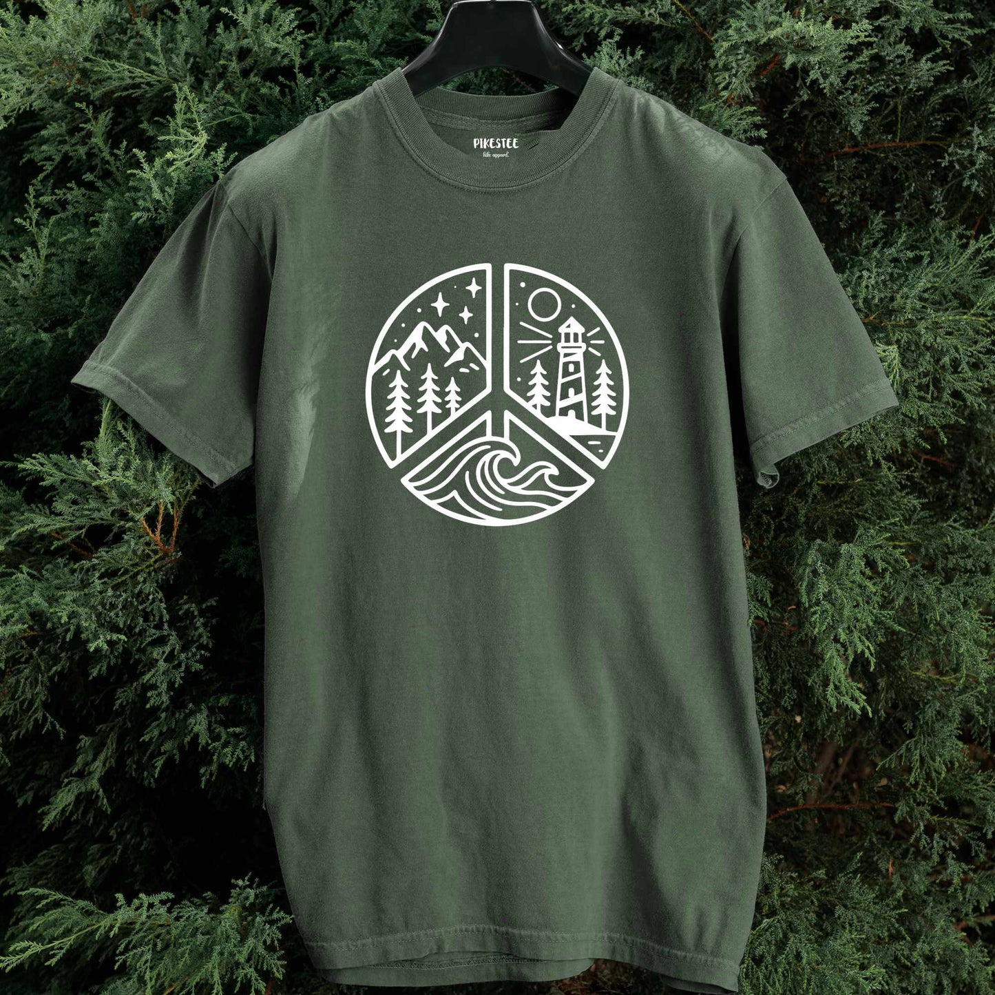 Peace Sign Lighthouse T-shirt