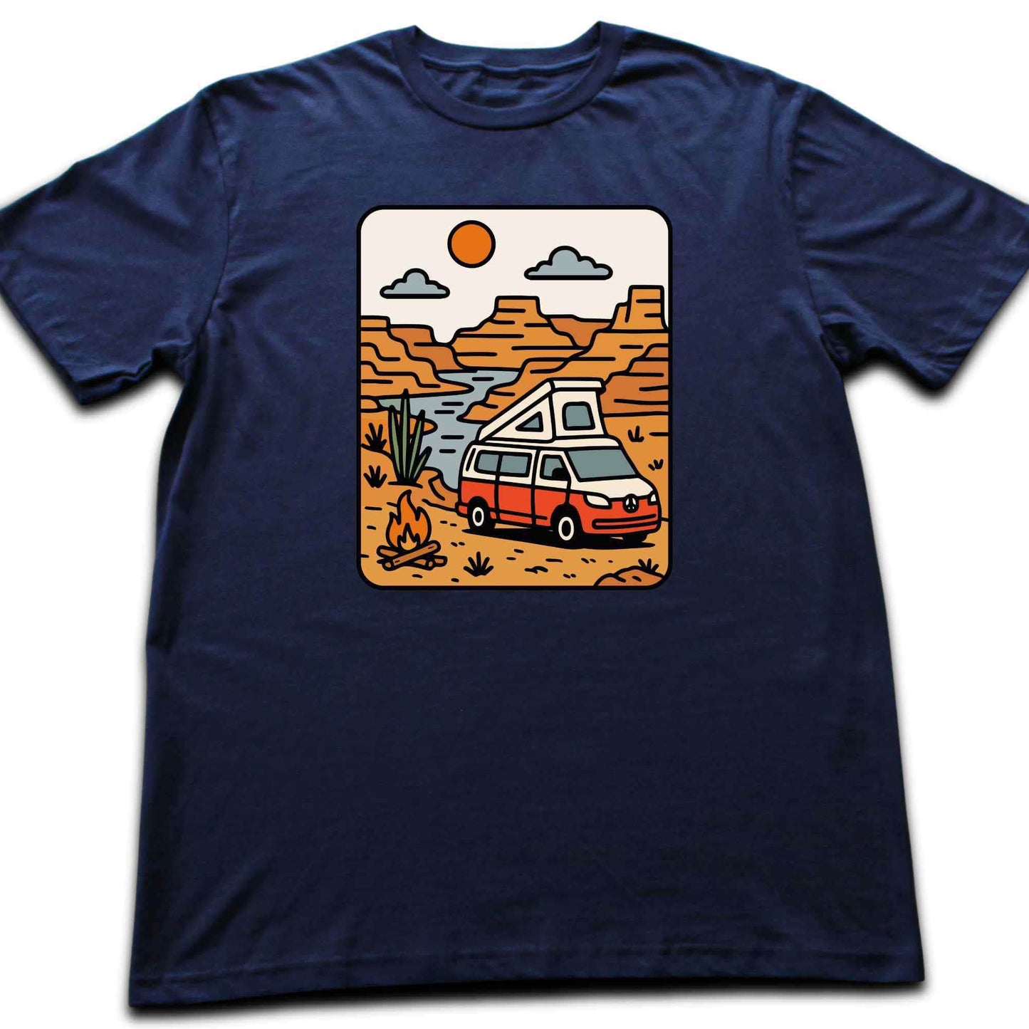 Cartoon Van Canyon T-shirt