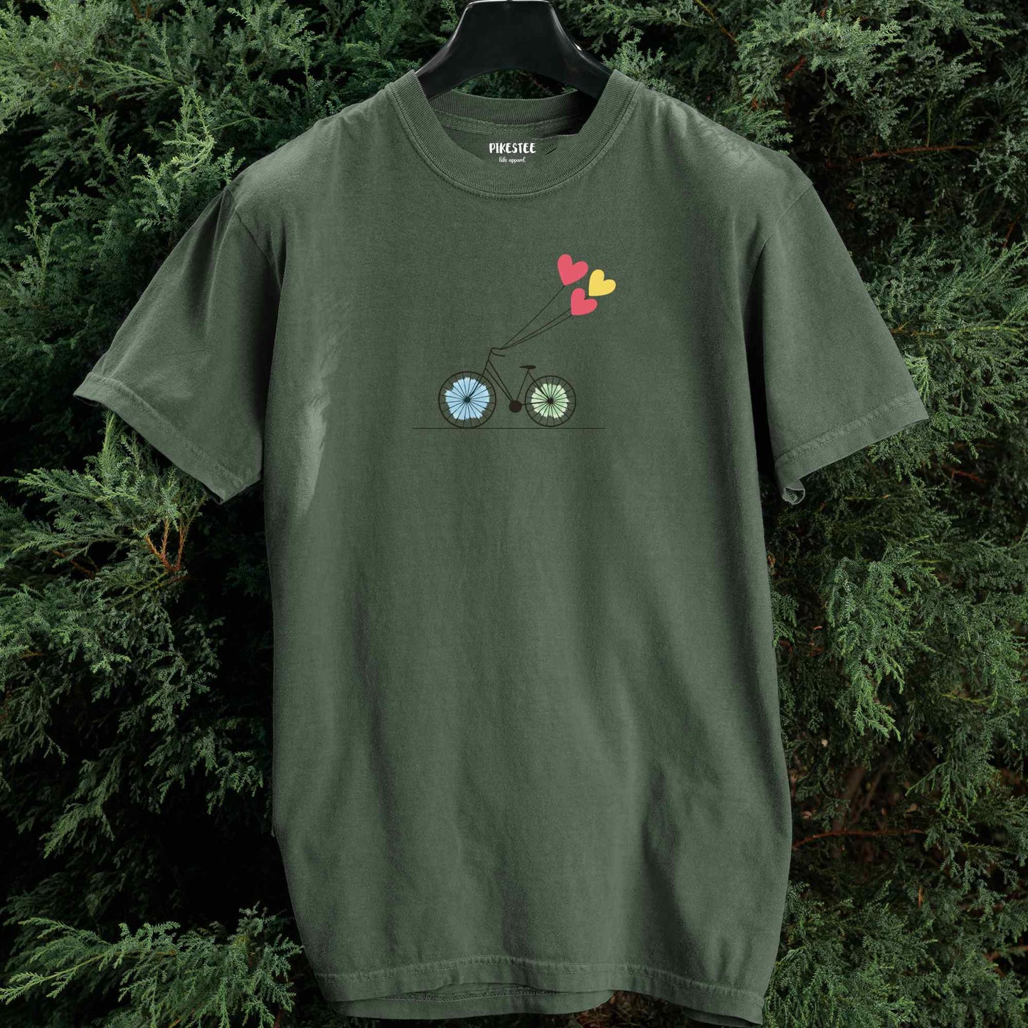 Heart Balloon Bike T-shirt
