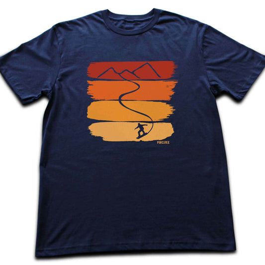 Gradient Snowboard Path T-shirt
