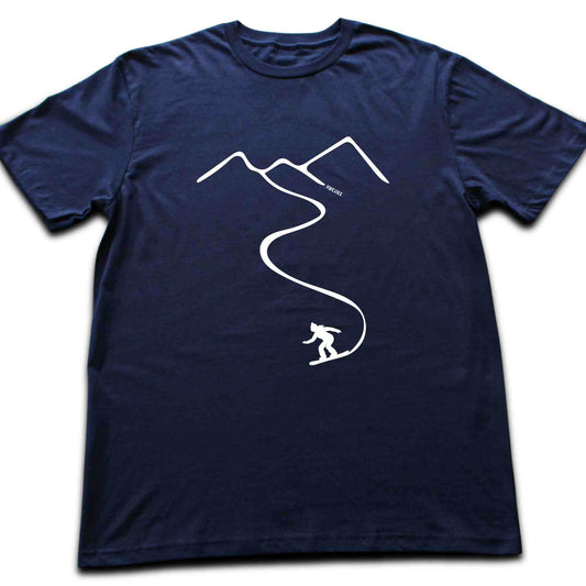 Snowboard Path Girl T-shirt
