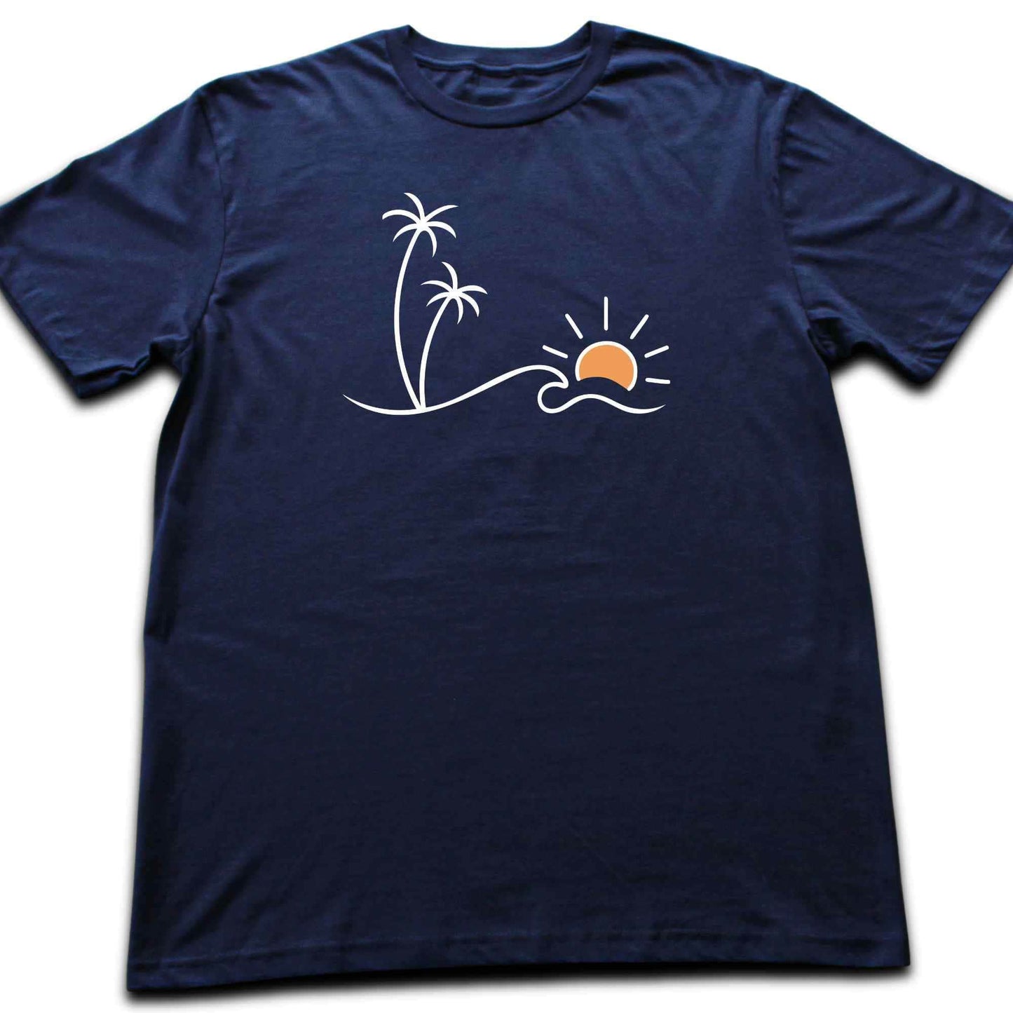 Miniamlist Beach Landscape T-shirt