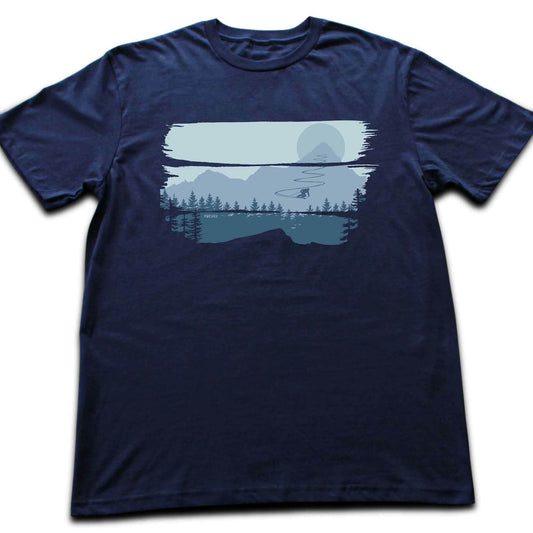 Ski Slalom Landscape T-shirt