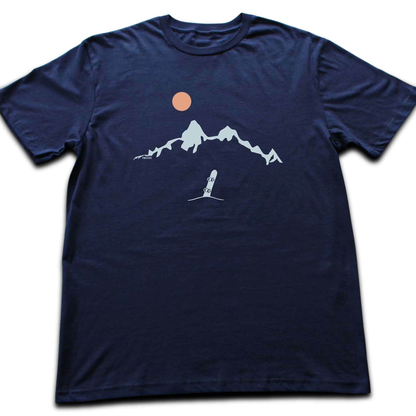 Snowboard Mountain Landscape T-shirt