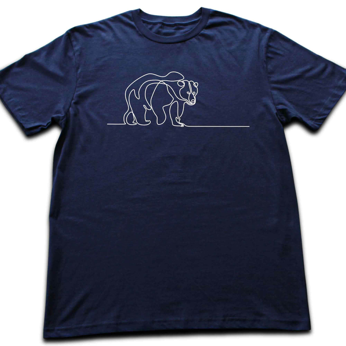 Line Art Bear T-shirt