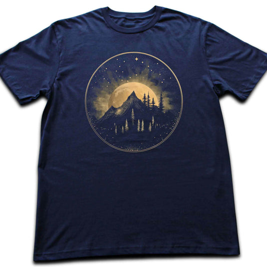 Gold Mountain Landscape T-shirt