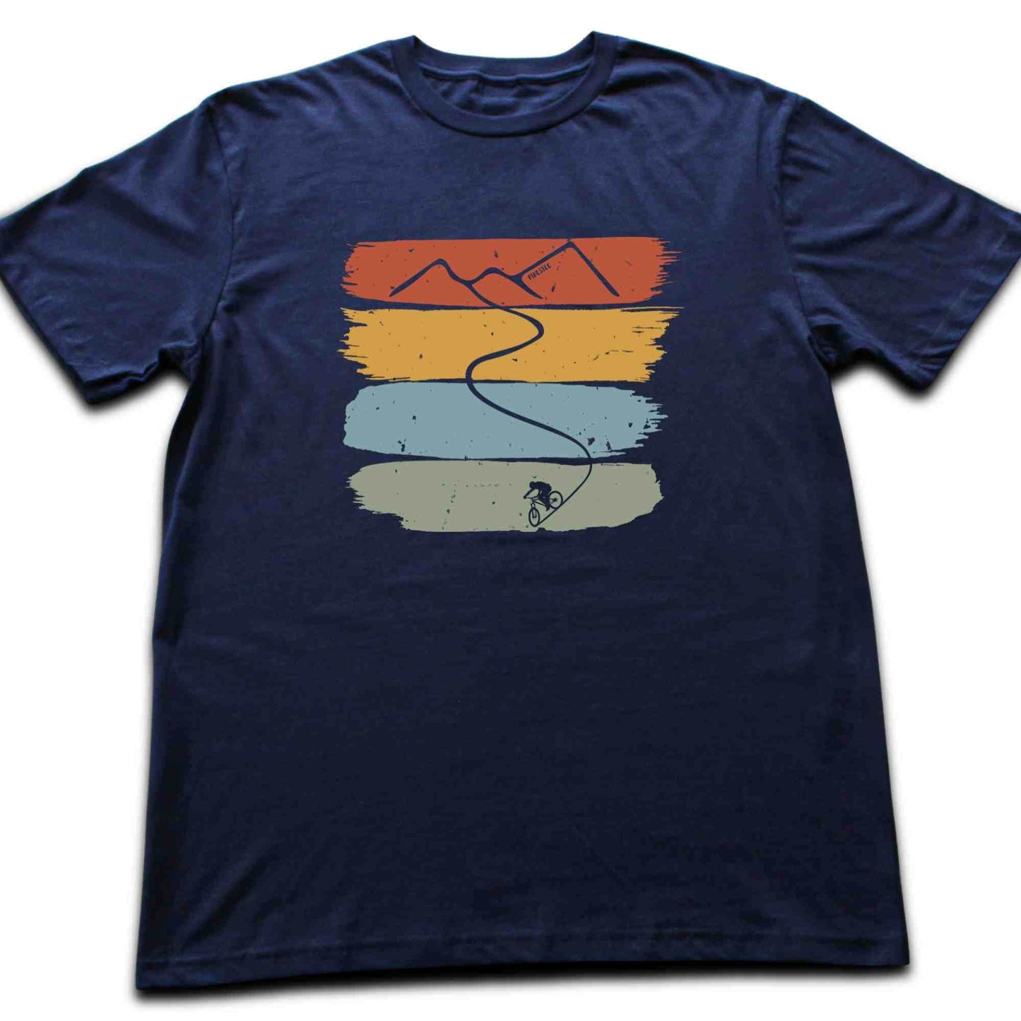 Gradient Biking Mountain Path T-shirt