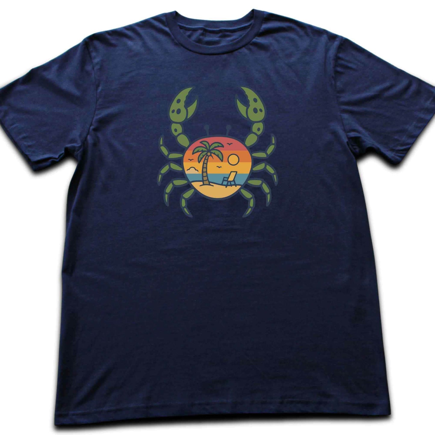 Crab Beach Landscape T-shirt