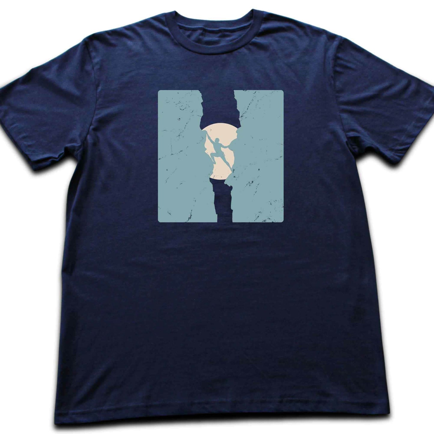 Climber Between Rocks T-shirt